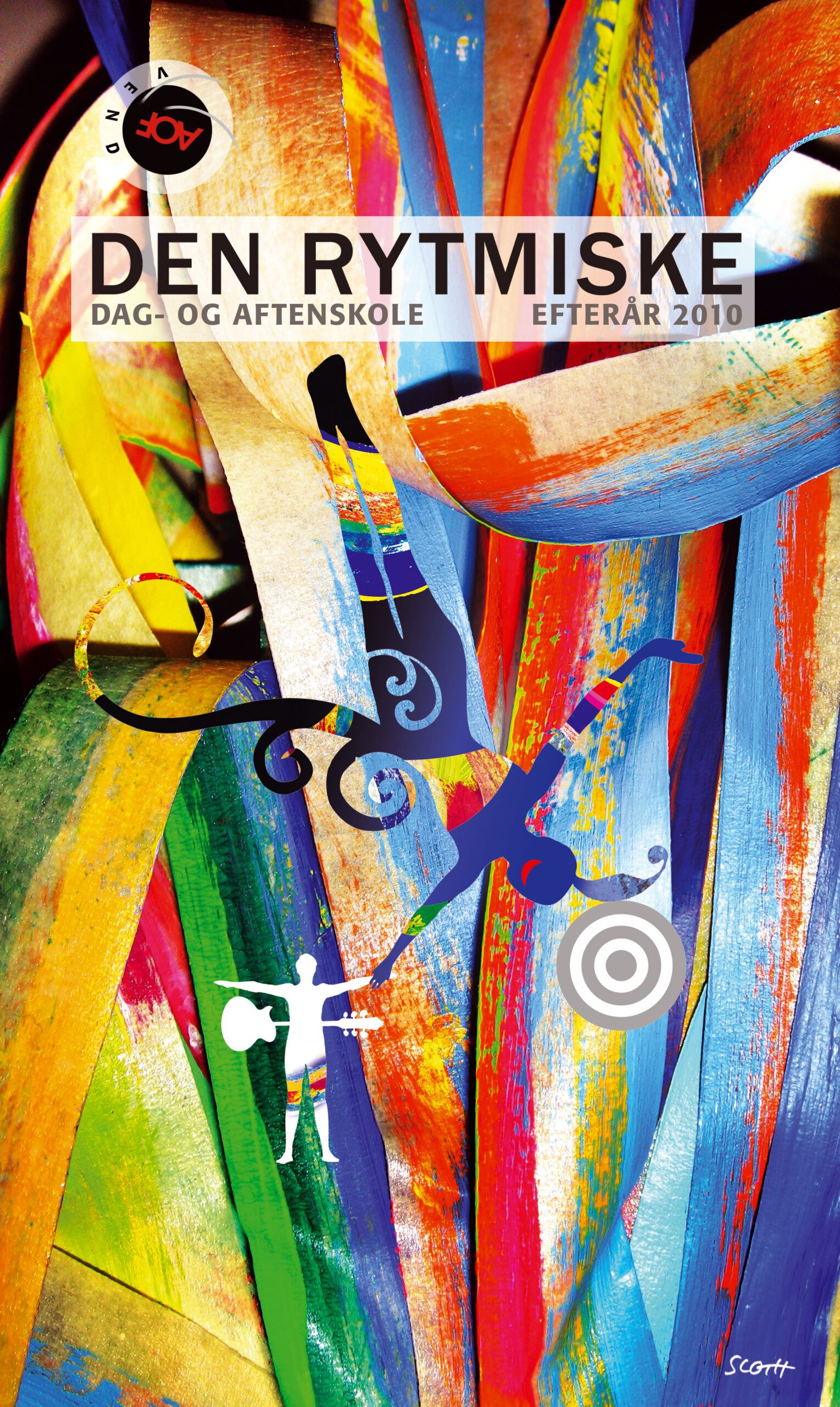 Den Rytmiskes plakat i efteråret 2010 af kunstner Nils Sloth